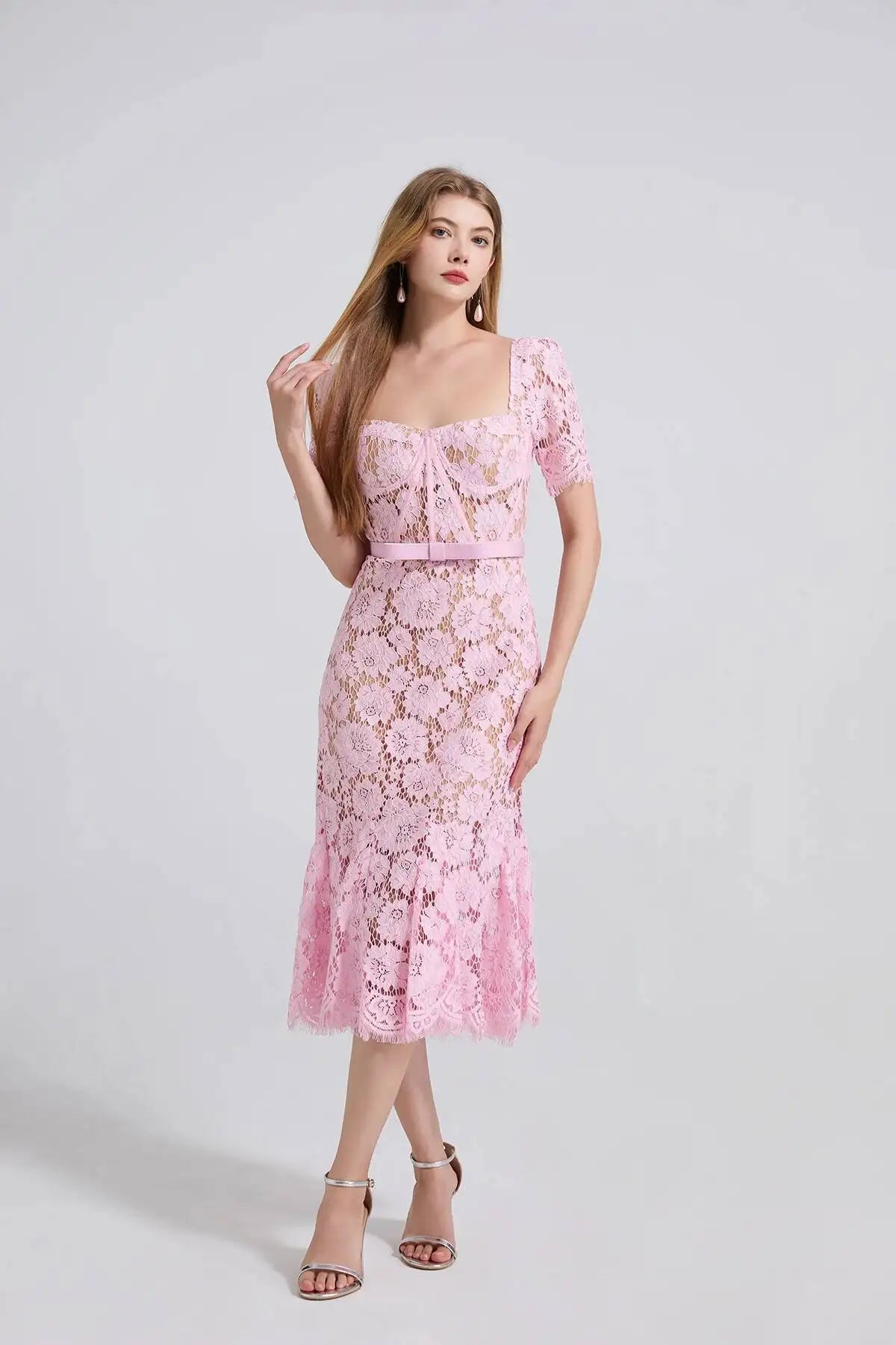 Elegant Lace Mermaid Evening Dress