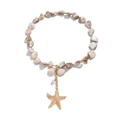 Mariselle Shell & Starfish Necklace
