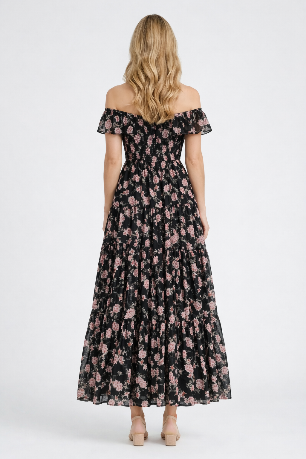 Flora Ruffle Sleeve French Dress