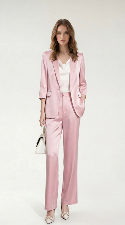 Rosalie Pink Power Suit Set