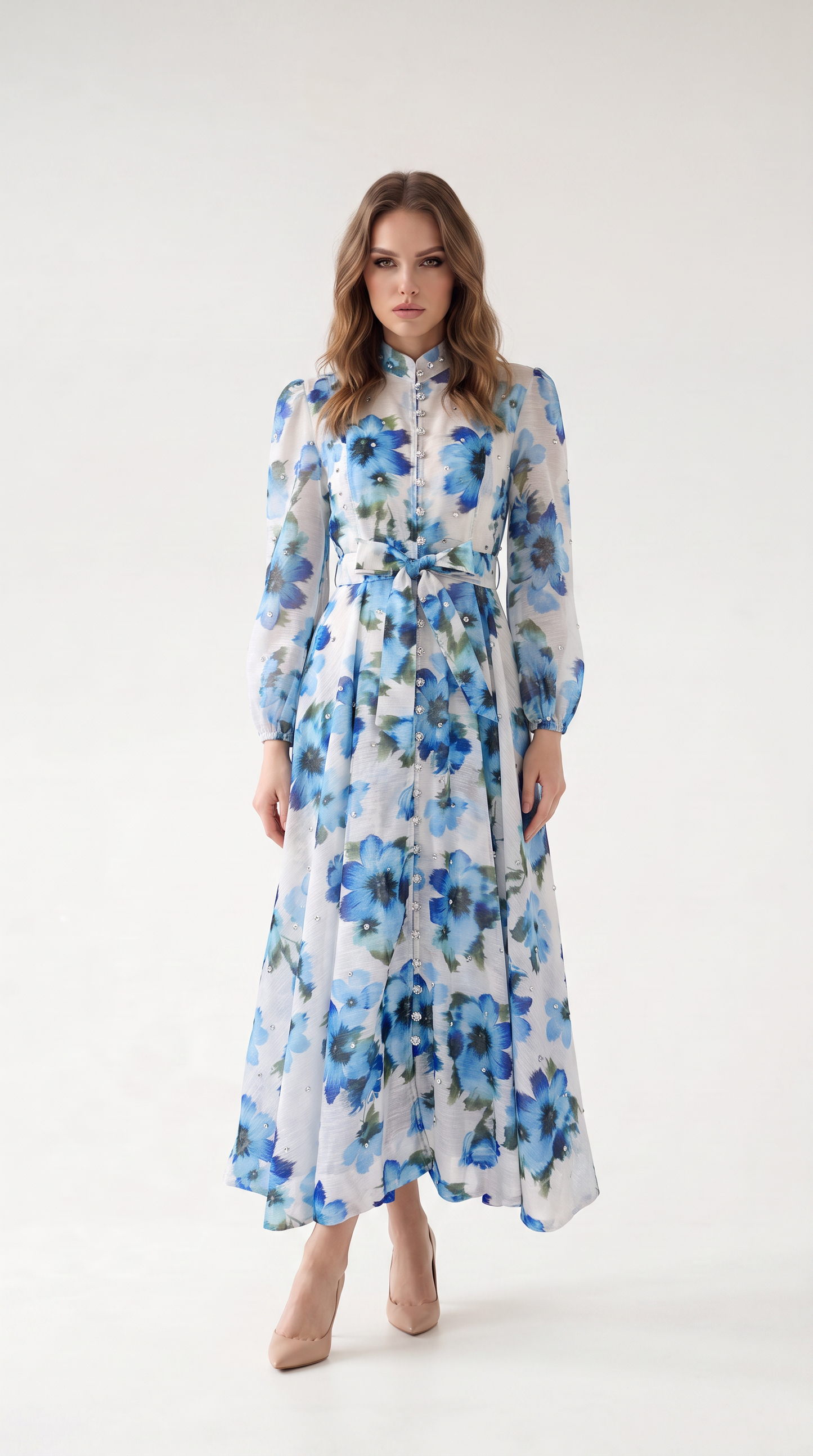 Rosalie Vintage Floral Maxi Dress