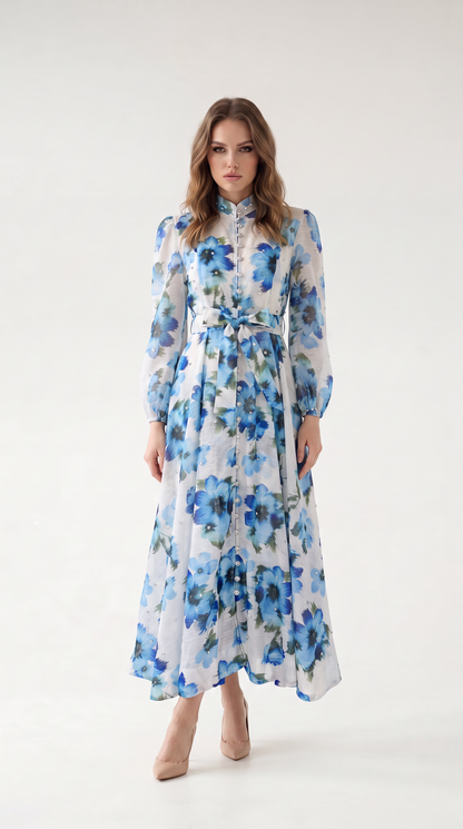 Rosalie Vintage Floral Maxi Dress