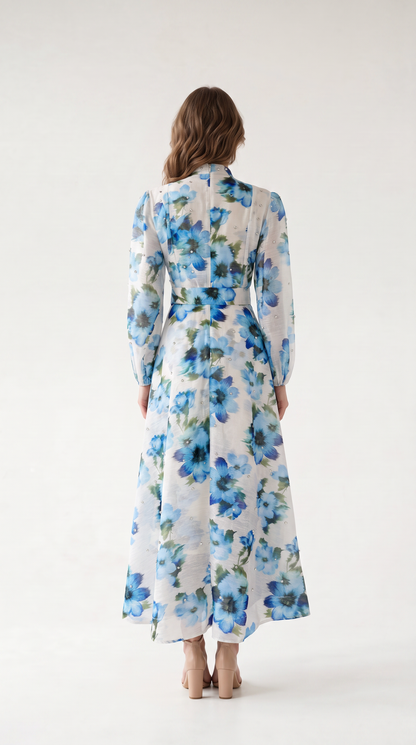Rosalie Vintage Floral Maxi Dress