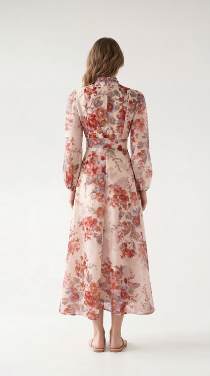 Rosalie Vintage Floral Maxi Dress