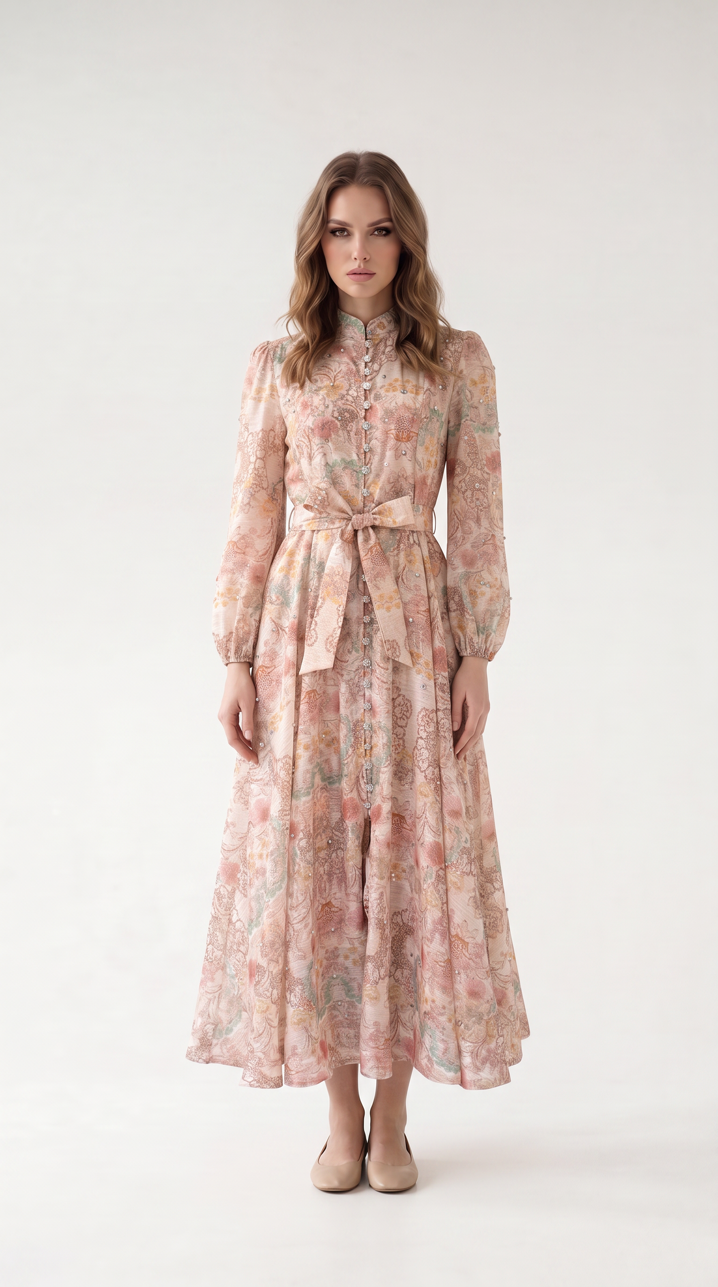 Rosalie Vintage Floral Maxi Dress