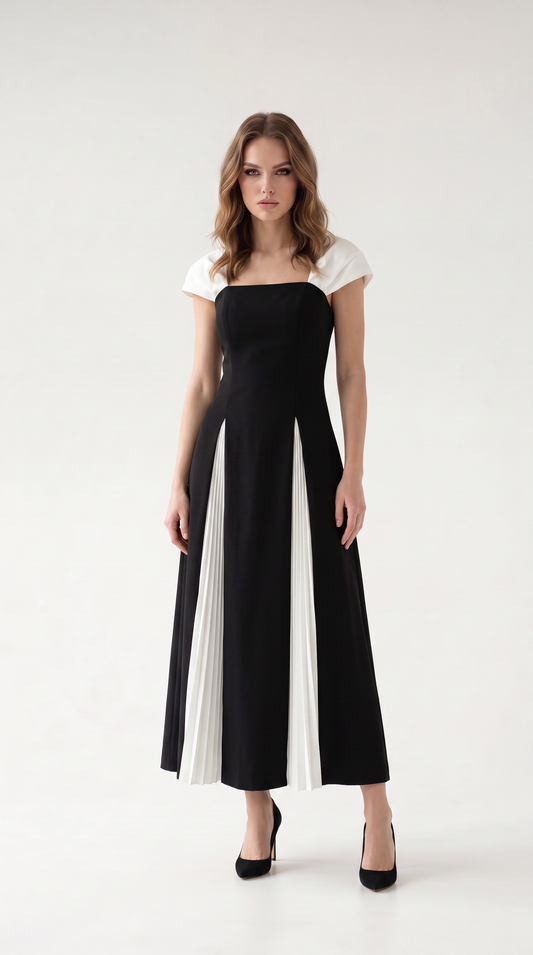 Apricot One-Shoulder Ruched Ball Gown – Elegant Crinkle Texture